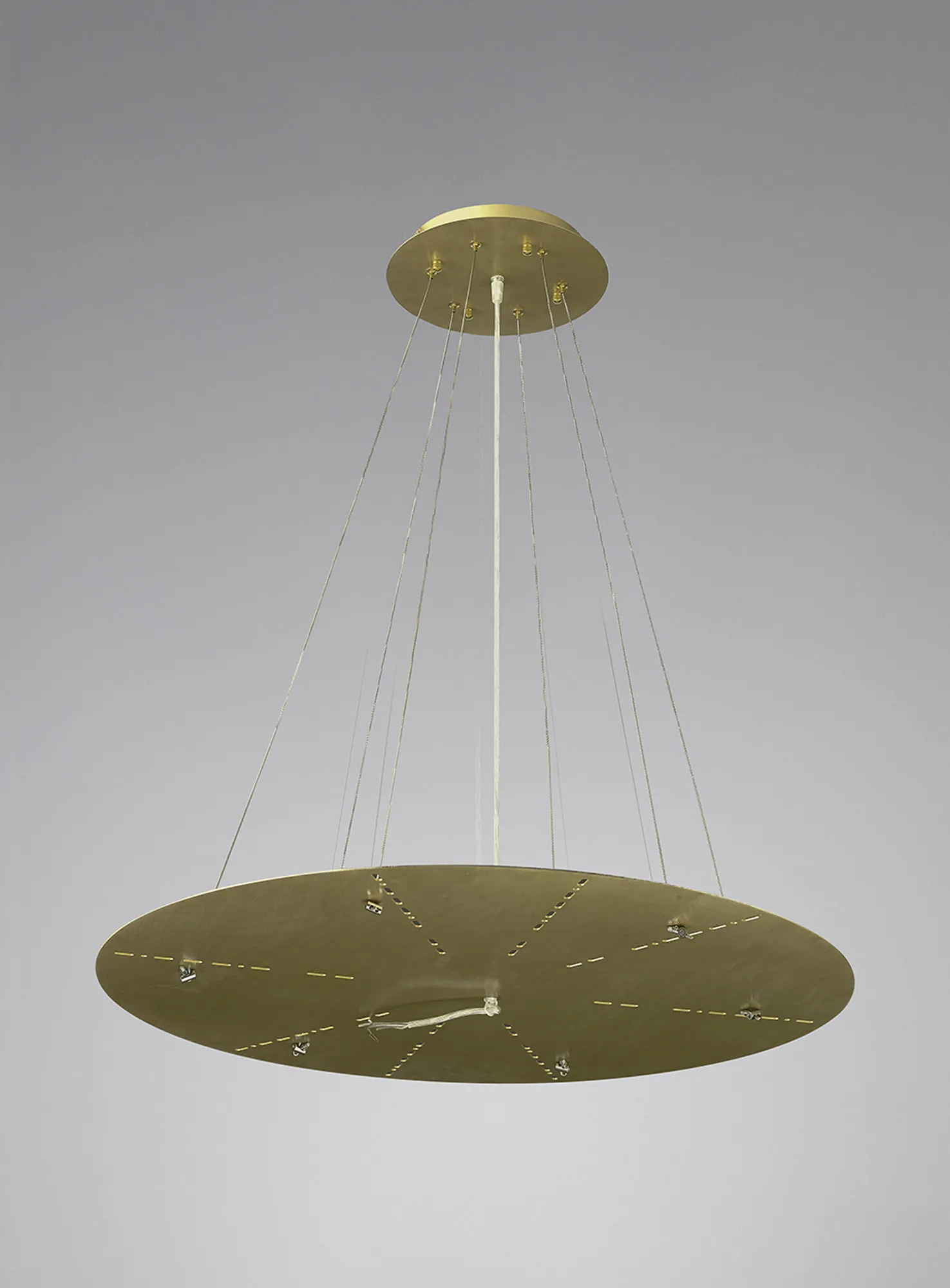 Lowan 790mm 3m Suspension Plate (Max Load 40kg) Painted Brushed Gold D0669  Deco Lowan Painted Gold